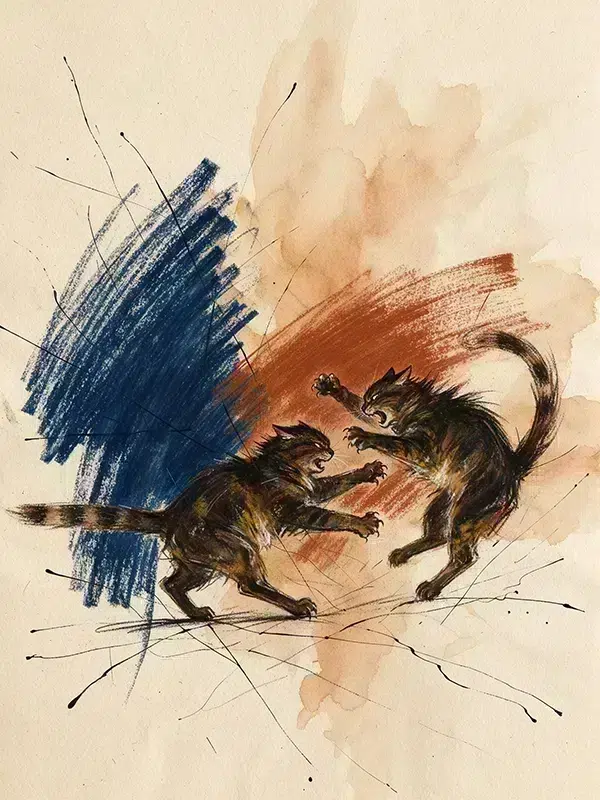 Кошачья схватка