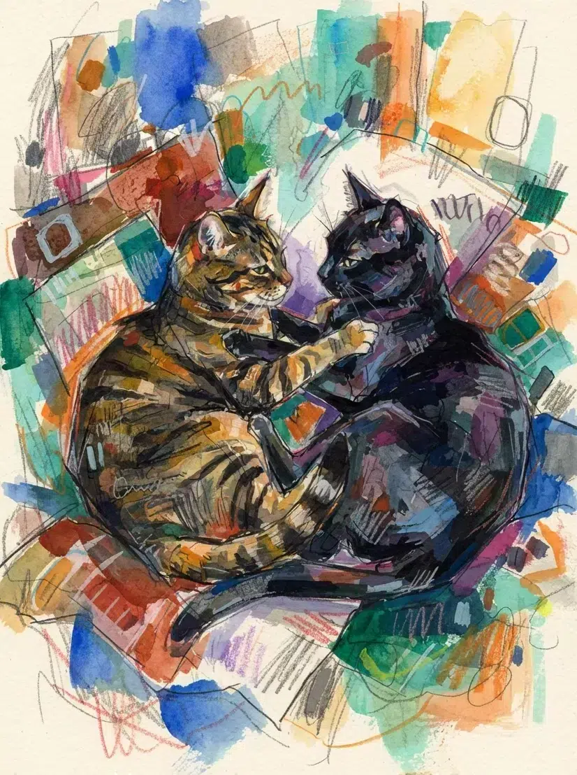 Кошачьи объятия