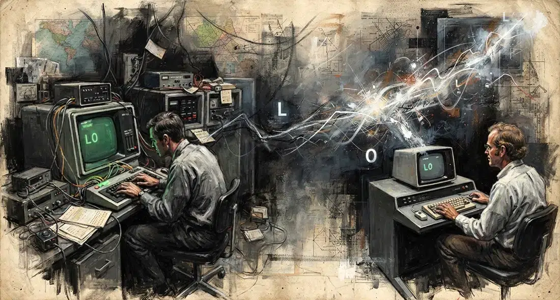 Рождение ARPANET: Первое слово
