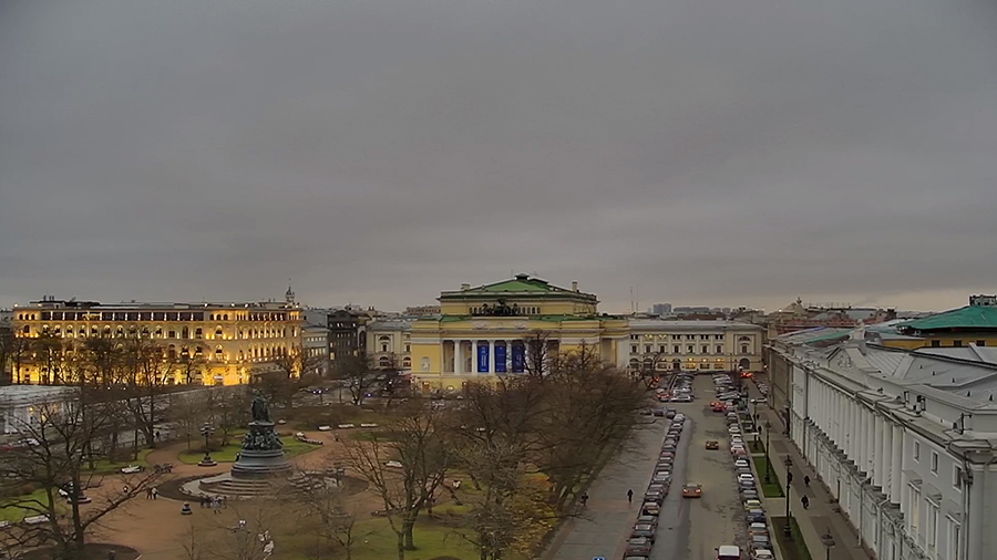 Санкт-Петербург до разгона облаков