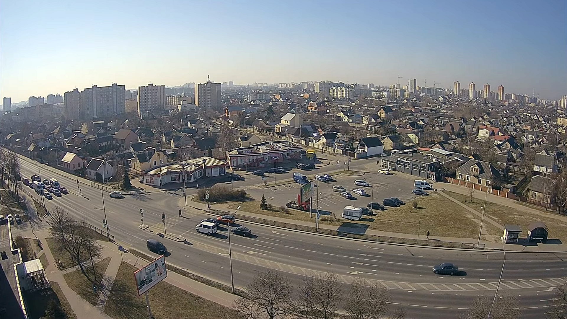 Брест после разгона облаков