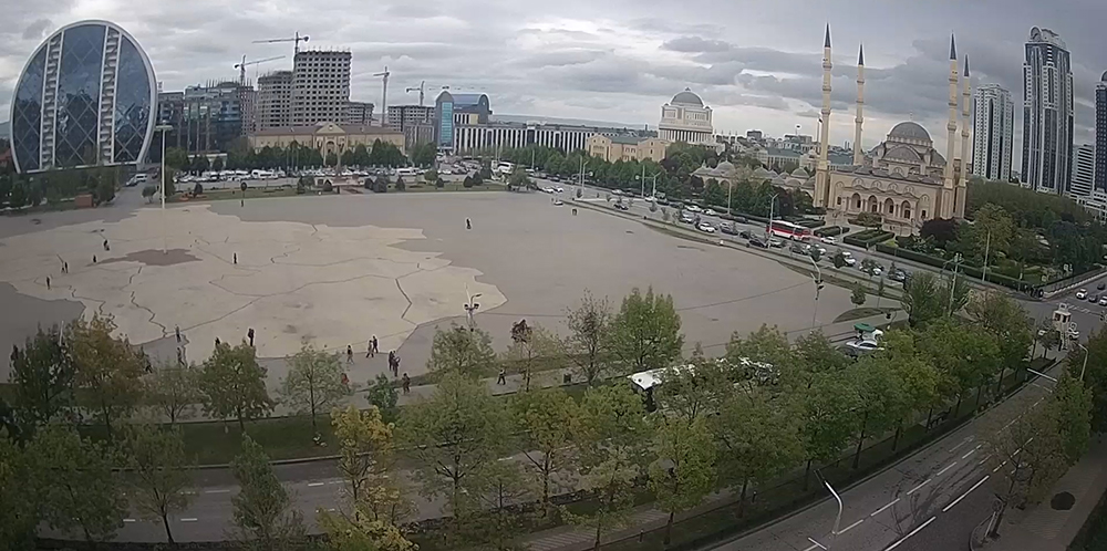 Грозный(Чечня) до разгона облаков