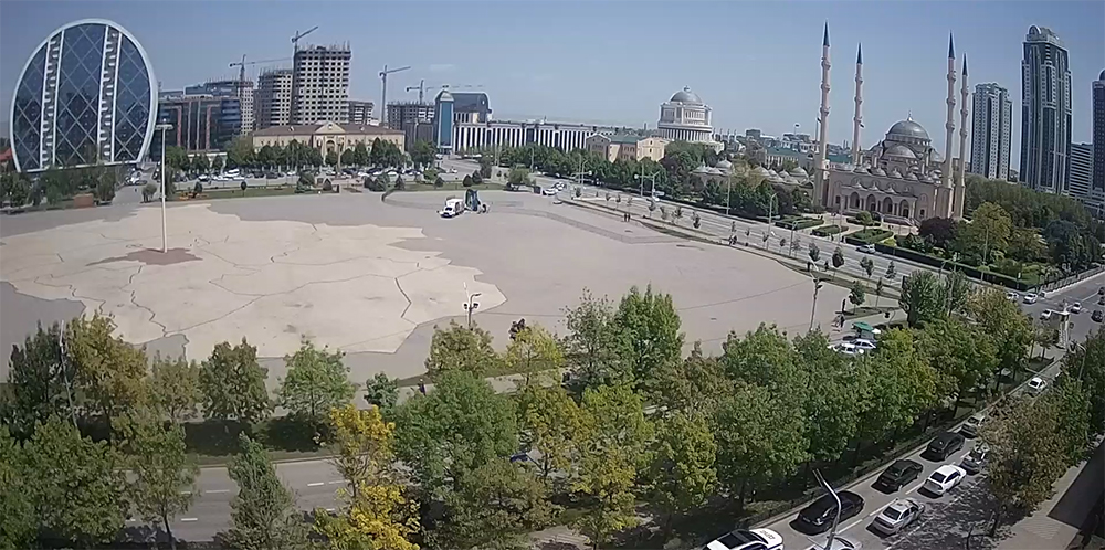 Грозный(Чечня) после разгона облаков