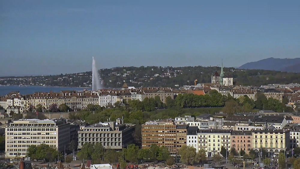 Женева после разгона облаков