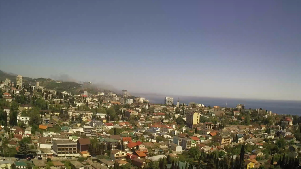 Крым, Алушта после разгона облаков