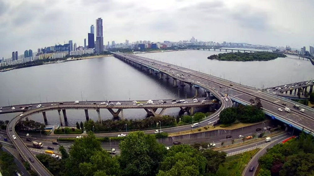 Сеул до разгона облаков